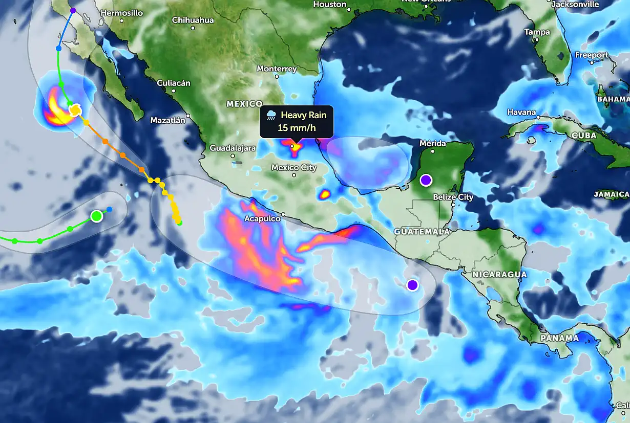 Hurricane Priscilla intensifies