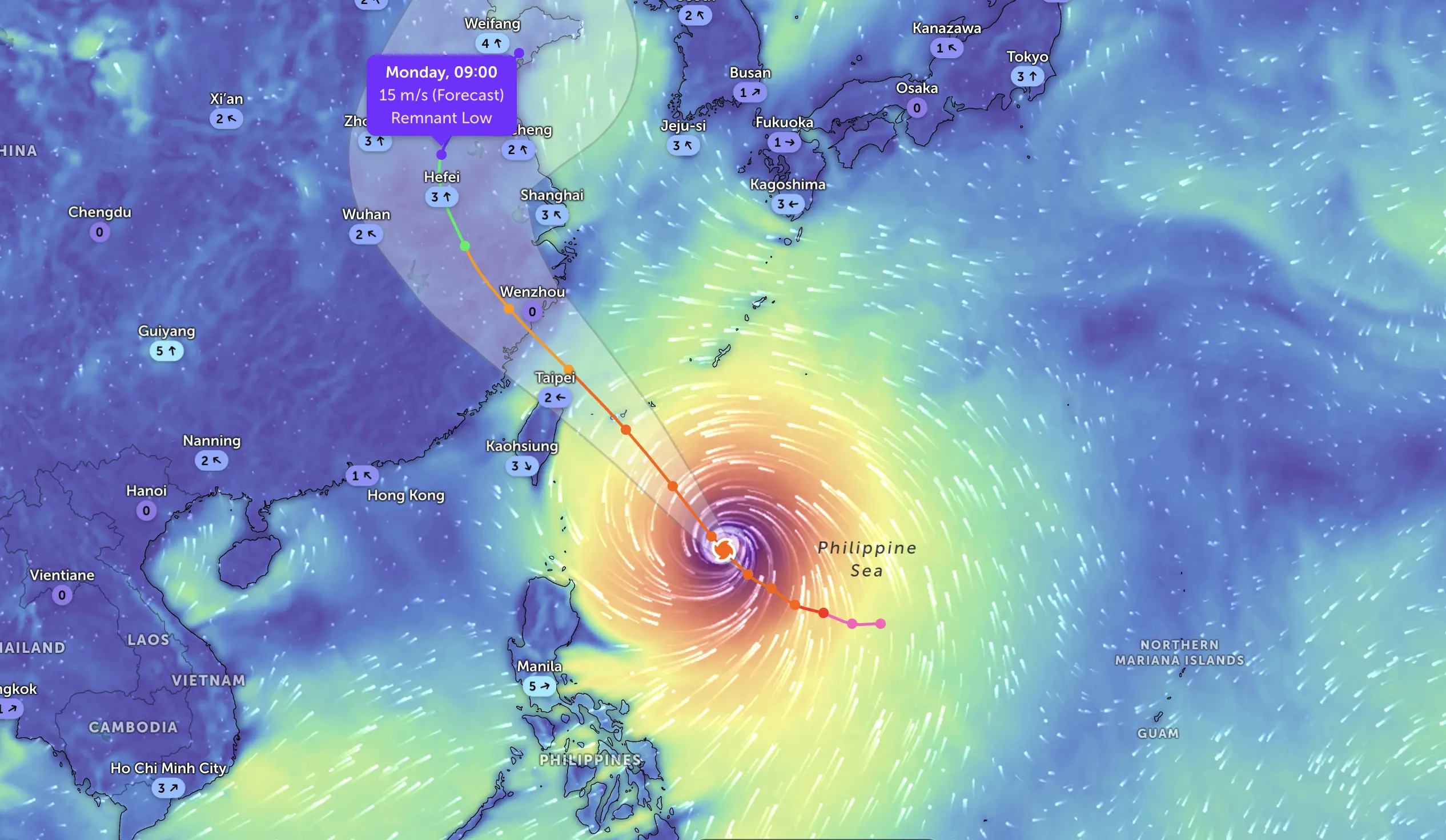 Super Typhoon Bavi Forecast: Taiwan, Ryukyu Islands and China Brace for a Giant Storm bavi