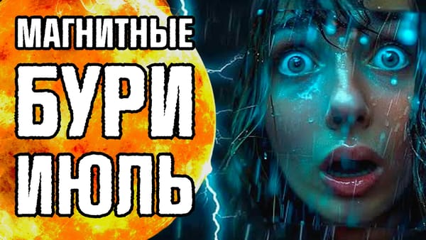 Магнитные бури в июле