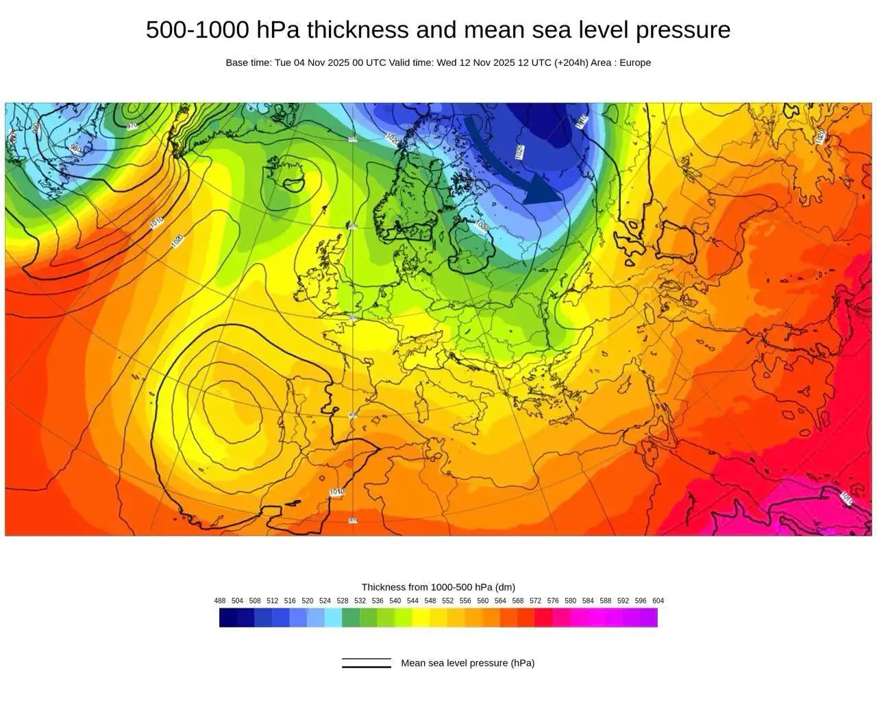Europe winter