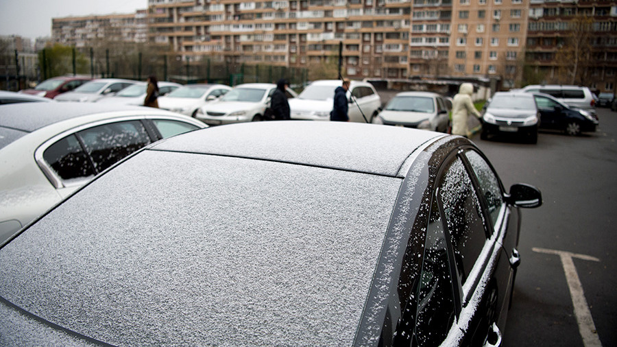 У Москві випав перший сніг
