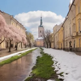 Погода весной во Львове