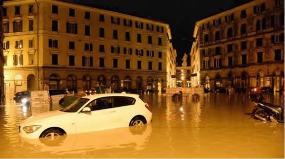 Північ Італії у владі проливних дощів