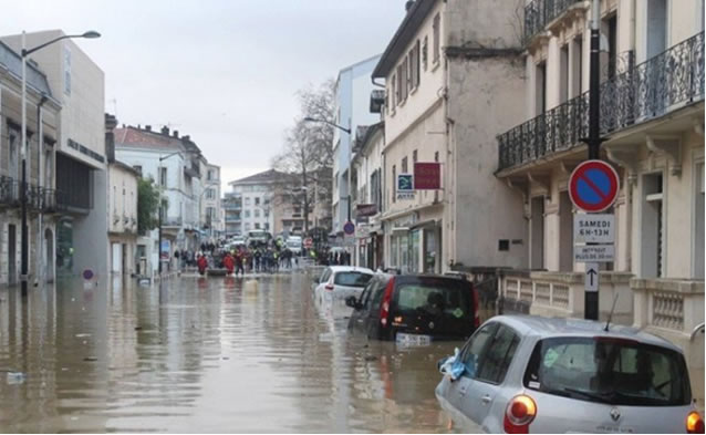 На Францію обрушився потужний циклон, що викликав руйнівні повені