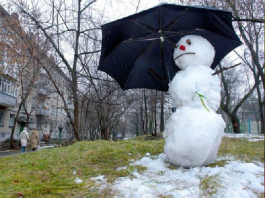 В Украине аномально теплая зима