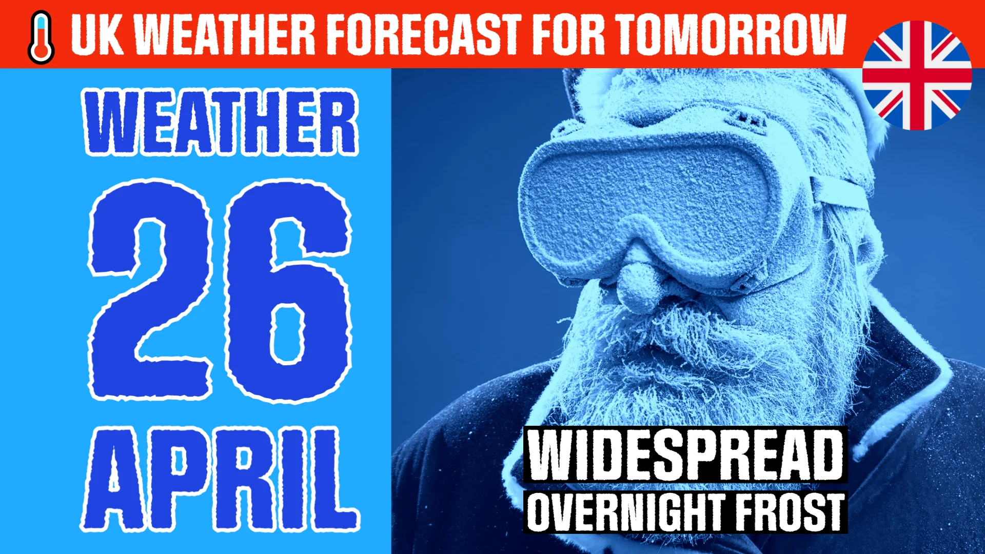 UK Weather forecast for tomorrow 26 April 2023