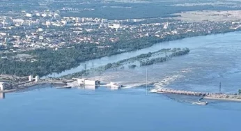 Каховская ГЭС подрыв дамбы (обновленно)