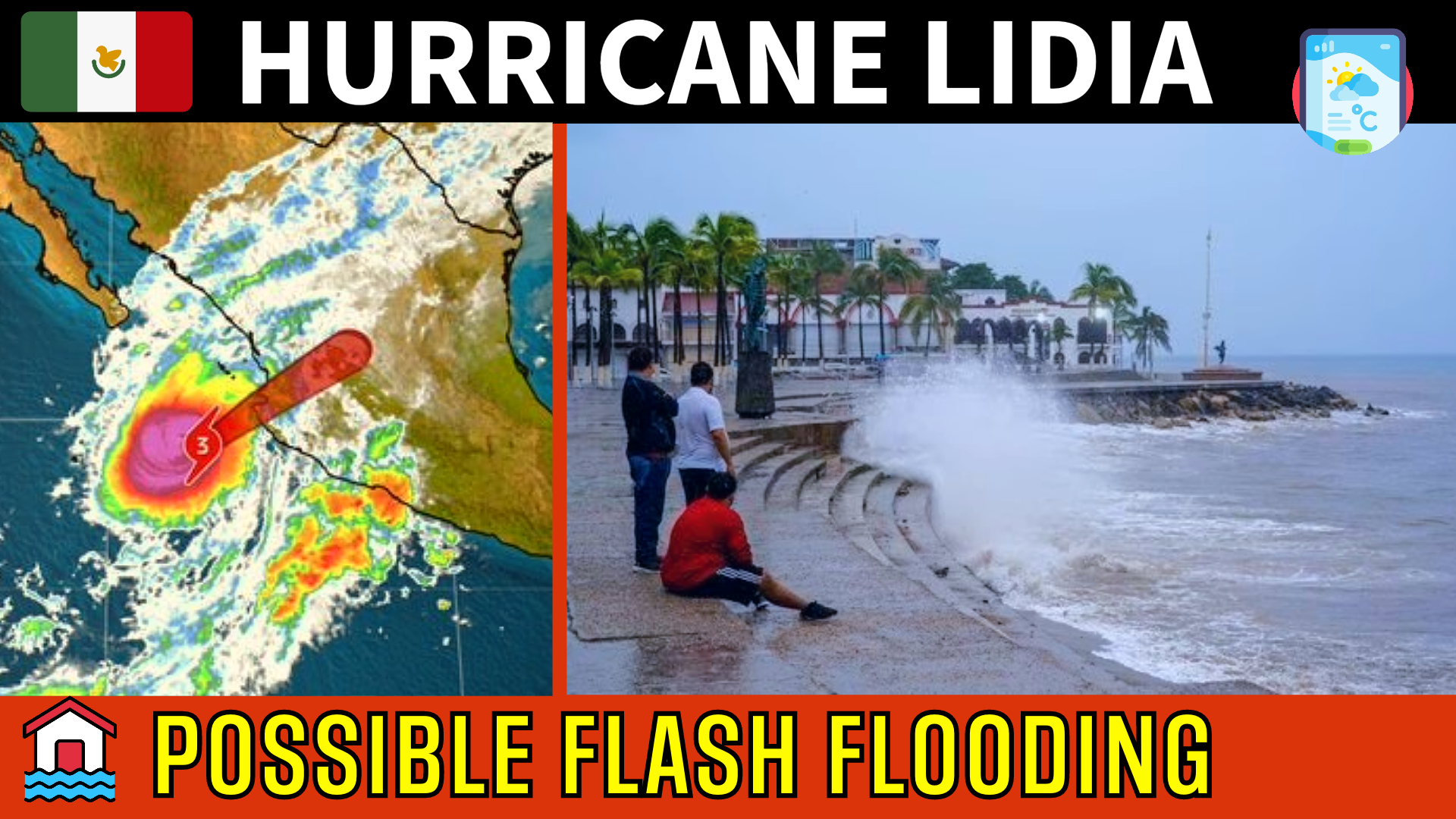 Hurricane Lidia Strikes Puerto Vallarta as a Devastating Category 4 Storm