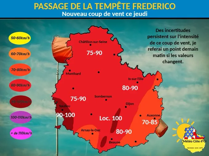 Storm Frederico France: In Clermont-Ferrand, impressive damage