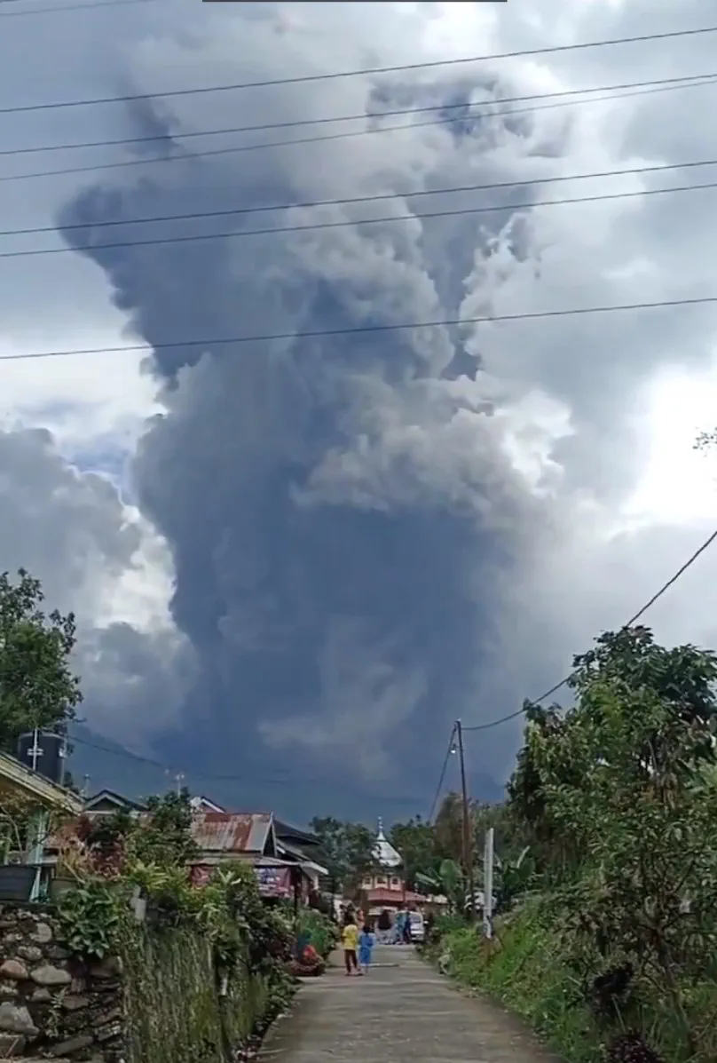 volcano Merapi