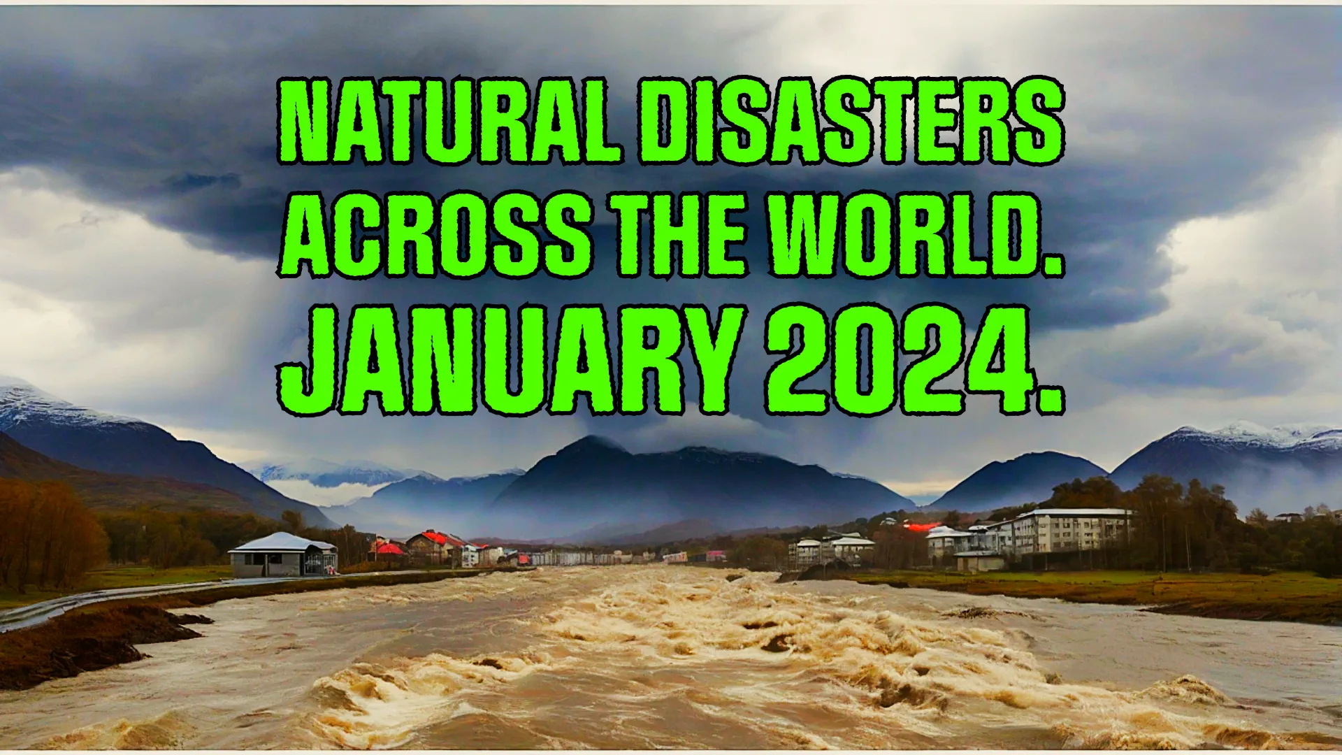 Natural disasters across the world. Latest events
