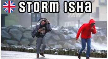 Storm Isha put Ireland & UK under Weather Warnings.