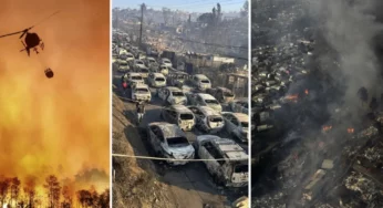 Катастрофа в Чили: Лесные Пожары В Чили Наносят Удар