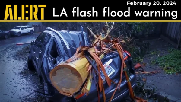 Los Angeles flash flood warning
