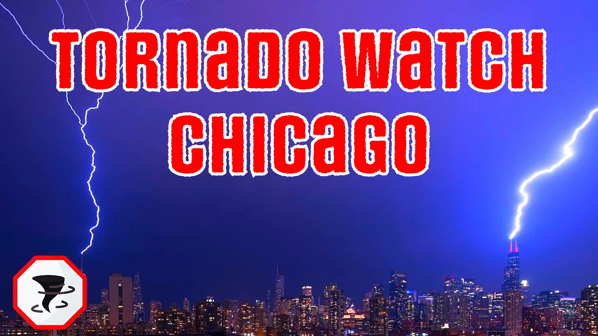Chicago is under a tornado watch