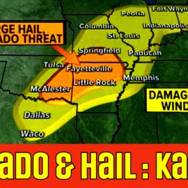 Severe Weather Strikes Kansas and Missouri: Tornadoes, Hail, and Chaos