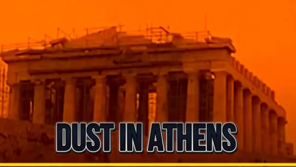 Афины теперь выглядят как фильм Дюна: Пыль из сахары накрыла Грецию