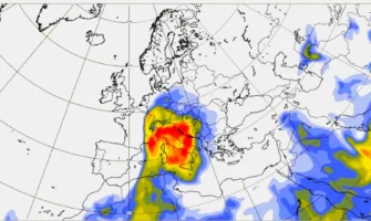 Sahara dust Blankets Central Europe, Affecting Air Quality in Italy, Slovenia, and Croatia