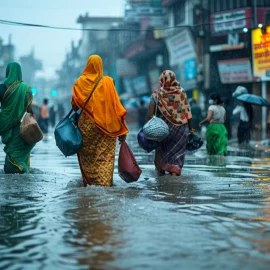Муссон в Индии: наводнение в Дели