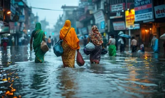 Муссон в Индии: наводнение в Дели