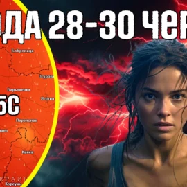 Україна задихається від спеки: +35°C, грози та магнітні бурі! Прогноз погоди на 28-30 червня від Погодніка.