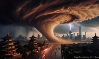 Freak Tornado Tears Through Shandong Province, Beijing, China, Jul 5, 2024.