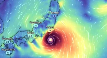 Typhoon Ampil Skirts Japan, Bringing Brief Chaos