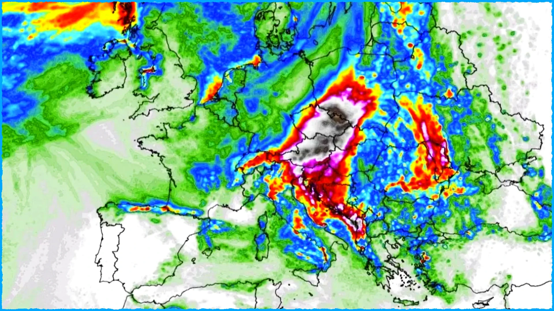 Central Europe Braces for Massive Rainfall Event: Potential for Catastrophic Flooding