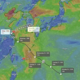 Tropical Storm Pulasan Brings Varied Impacts to Okinawa, Japan and Sets its Sights on Shanghai, China