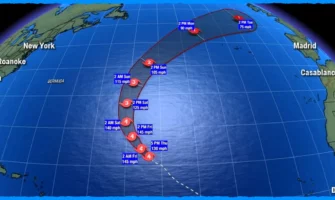 Hurricane Kirk expected to reach the United States by Sunday