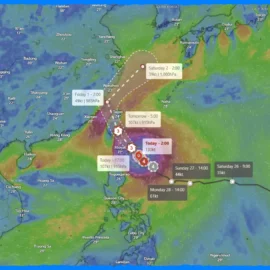 Typhoon Kong-rey Makes Historic Landfall in Taiwan as Strongest Storm Since 1996