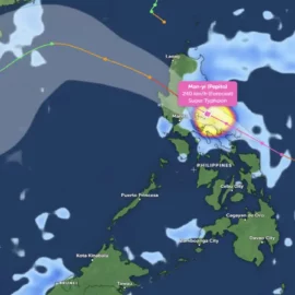 The fifth typhoon in three weeks is heading towards the Philippines! Typhoon Pepito.