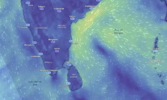 Tropical Depression 91B in the Bay of Bengal