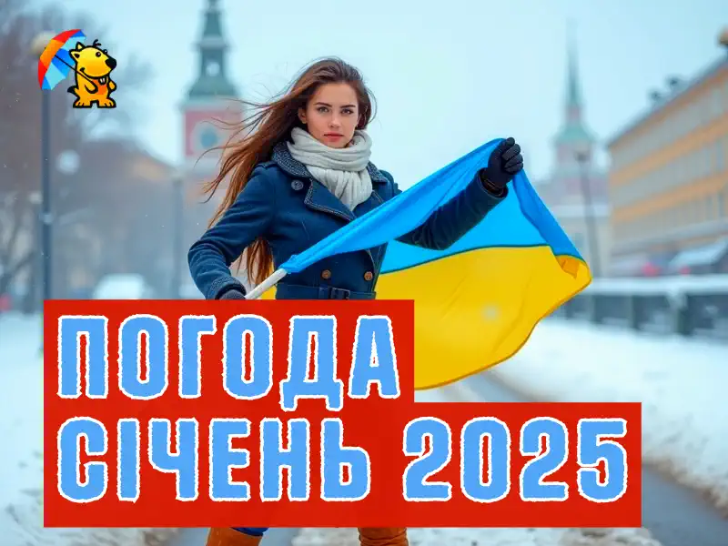 погода на січень 2025