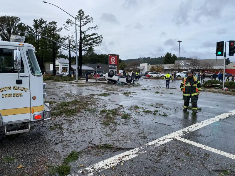 Tornado Strikes Scotts Valley